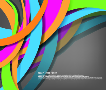 3D Paper background vector design 09  