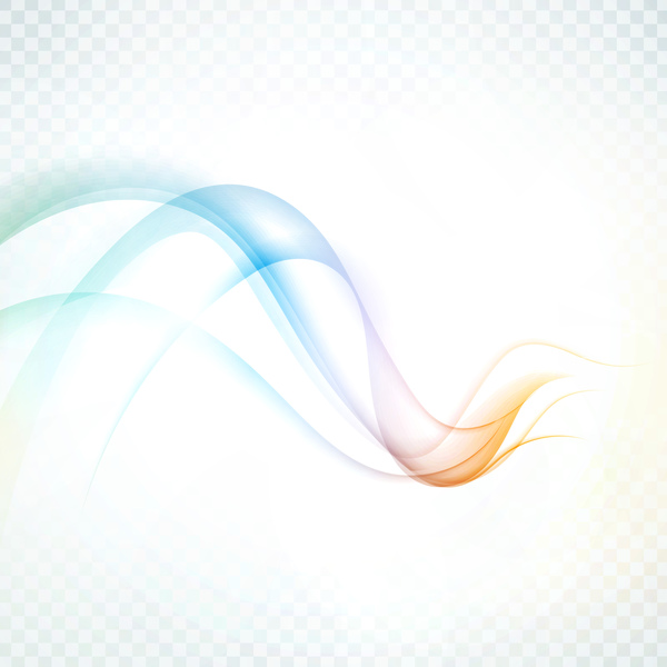Abstract wavy lines illustration vector 01  
