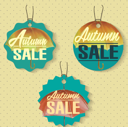 Autumn sale tags design graphics vector 04  