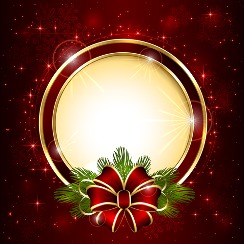 Bright christmas backgrounds vector 01  