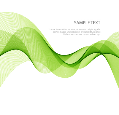 Colored curved lines abstract background vector 07  