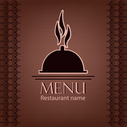 Creative restaurant menu cover design vector 01  