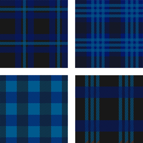 Fabric plaid pattern vector material 10  