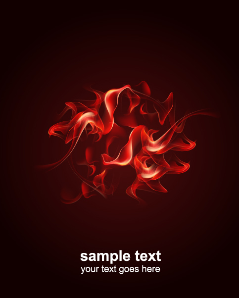 Abstract Flame vector backgrounds art 02  
