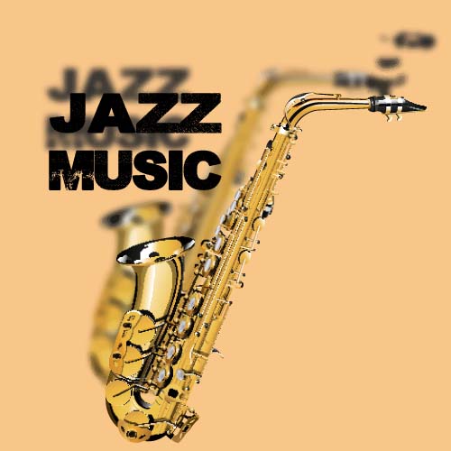 Jazz music creative background vector 02  