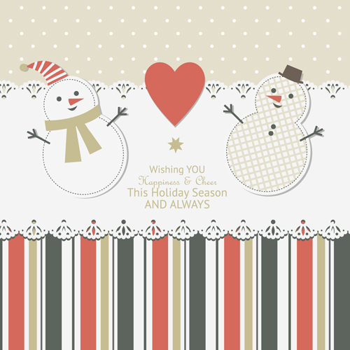 Set different of 2014 christmas vector background 06  