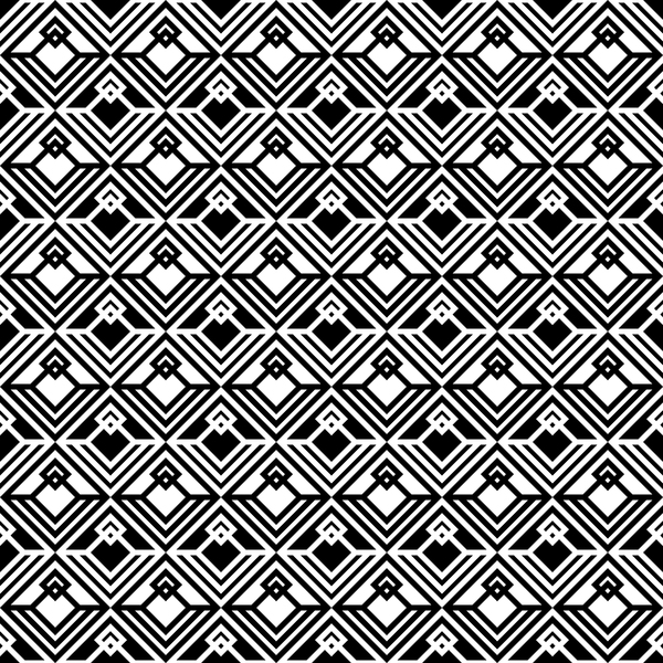 White with black geometry vector seamless pattern 12  