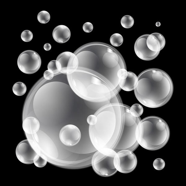 Schöne Blasen Hintergrund Illustration Vektor 04  