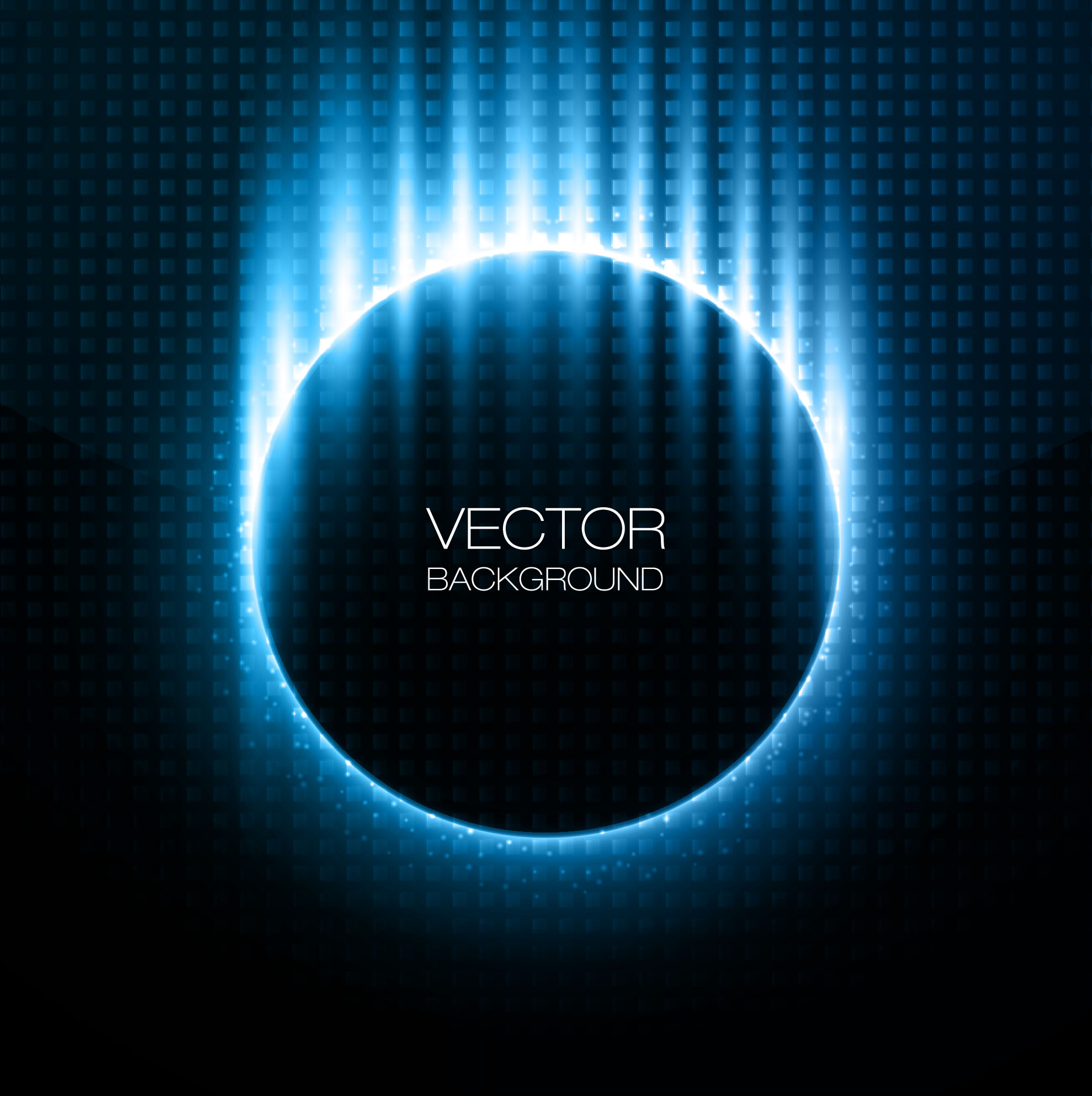 Blue radiance futuristic background vector 02  