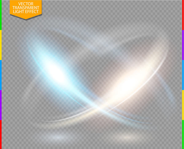 Light transparennt effect illustration vector 03  
