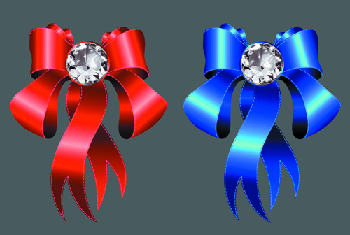 Ribbons knot vector graphics 02  