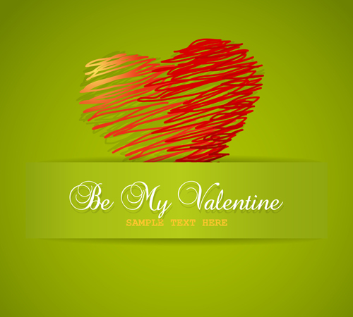 Vector Valentine day Illustration collection 04  