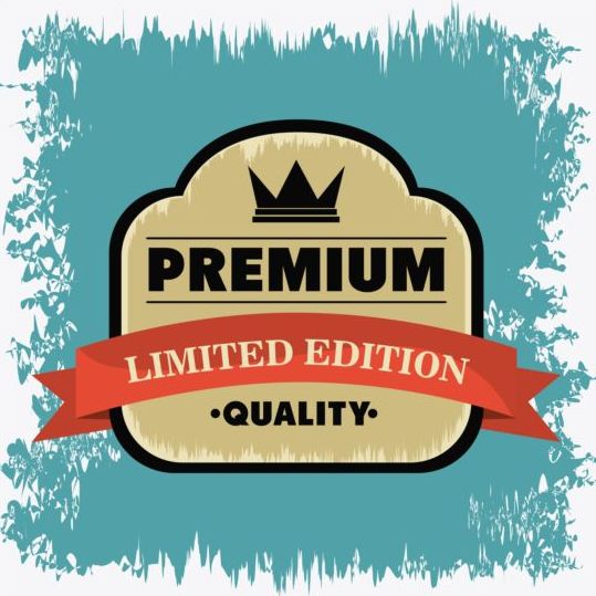 Vintage Premium-und Qualitäts-Etikettenvektor 11  