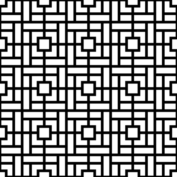 White with black geometry vector seamless pattern 11  
