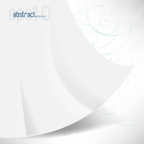 abstract White vector background art 01  