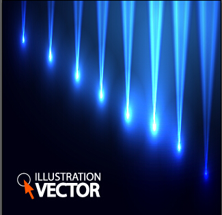 Blue light vector background illustration 01  