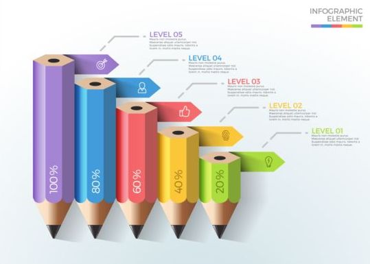 Business infographic kreativ design 4442  
