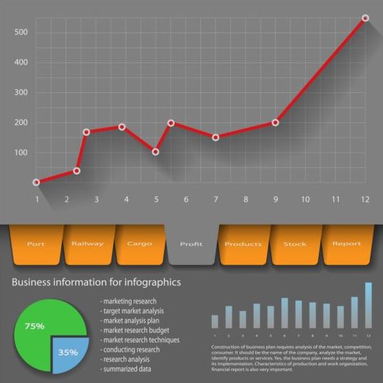 Бизнес-Инфографика креативный дизайн 4452  