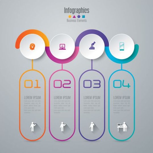 Business infographic kreativ design 4488  