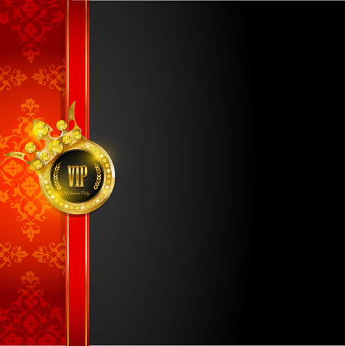 Diamond VIP luxury background vector  