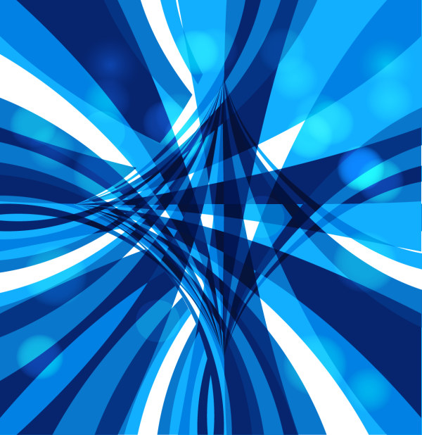 Dynamic lines blue abstract vector background 01  