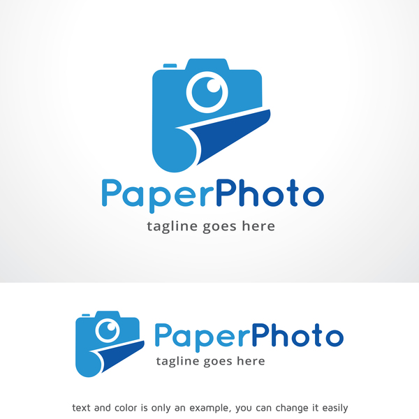 Paper Photo vector logo  