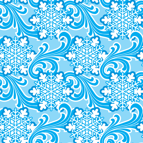 Pattern christmas elements seamless vector 01  
