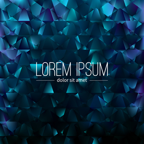 Polygon debris modern background vector 09  