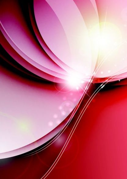 Wine red abstract background with wavy lines vector 01  