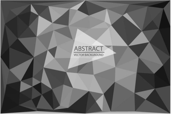 Abstract triangle embossment vector background 05  