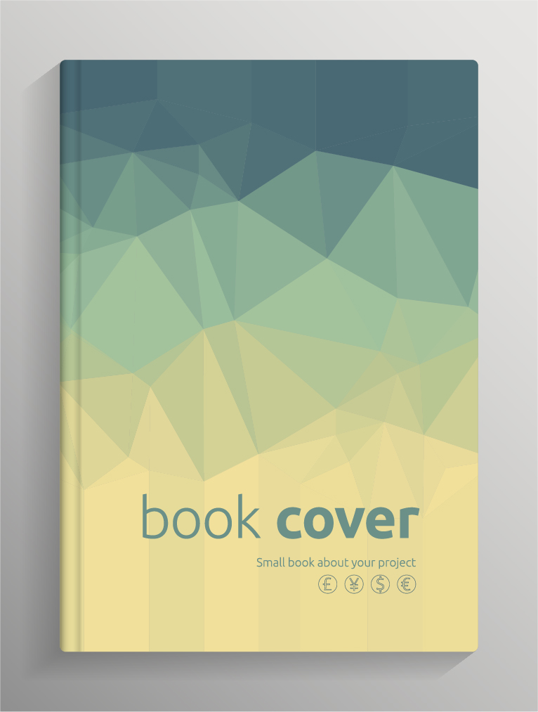 Brochure and book cover creative vector 07  