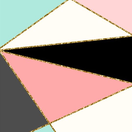 Pastellfärgad geometrisk komposition vektor bakgrund 04.  