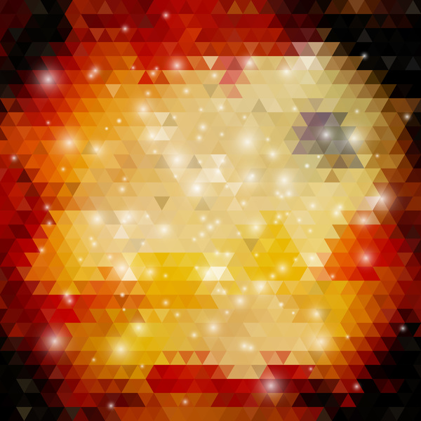 Dreieck verwischt Hintergrund mit abstraktem Elementvektor 02  