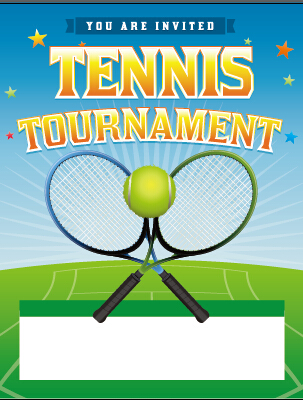 Vector poster sports tournament design set 01  