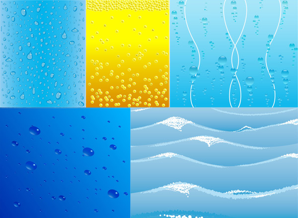 Water related background vector  