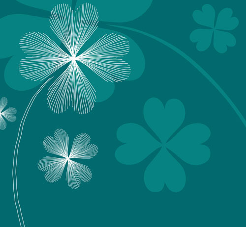Lines of flowers background free vector 01  