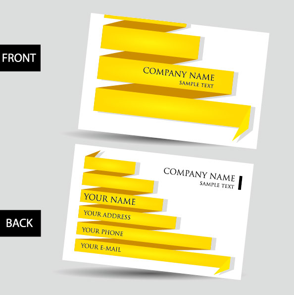 Creative Business Cards design elements vector 05  