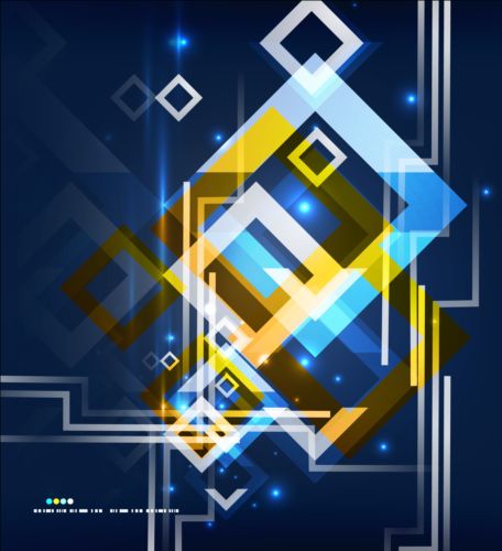 Abstract geometrical art background vector 01  