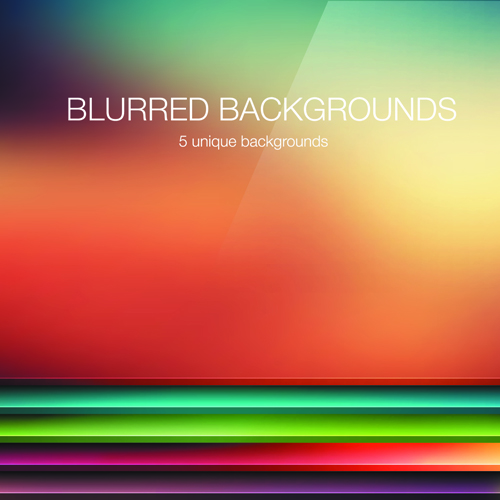 Colored blurred vector background art 02  