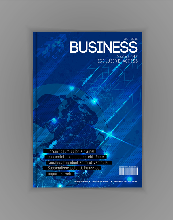 ビジネス パンフレット テンプレート カバー デザイン ベクトル 16  