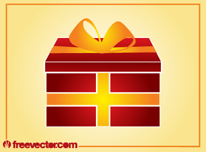 simple Christmas gift vector  