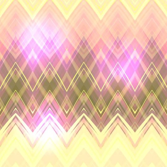 Motif zigzag coloré brillant vecteur 07  