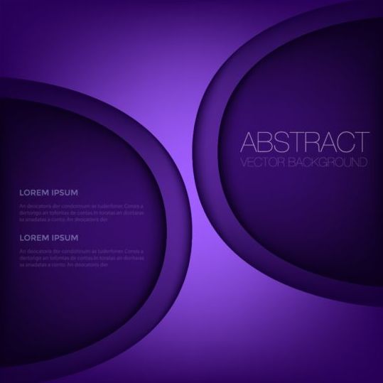 Фиолетовый многослойный современный вектор фона  