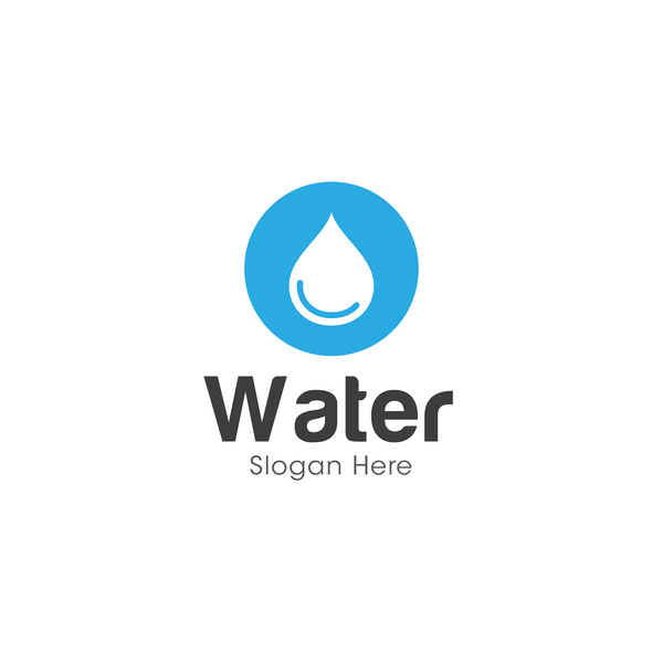 Vector water logo design 04  
