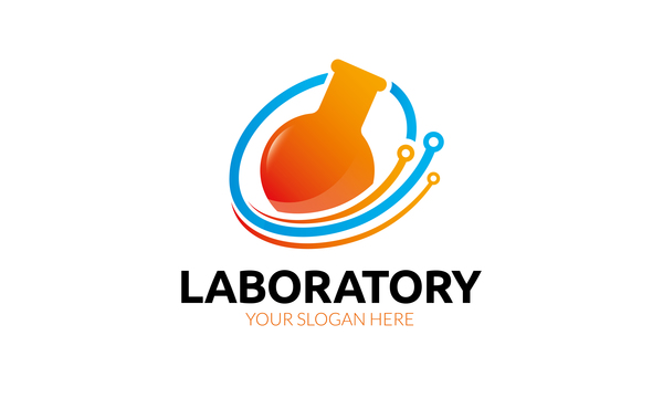 laboratory logo vector  