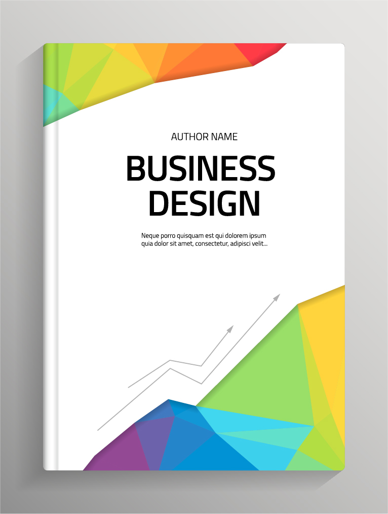 Brochure and book cover creative vector 06  