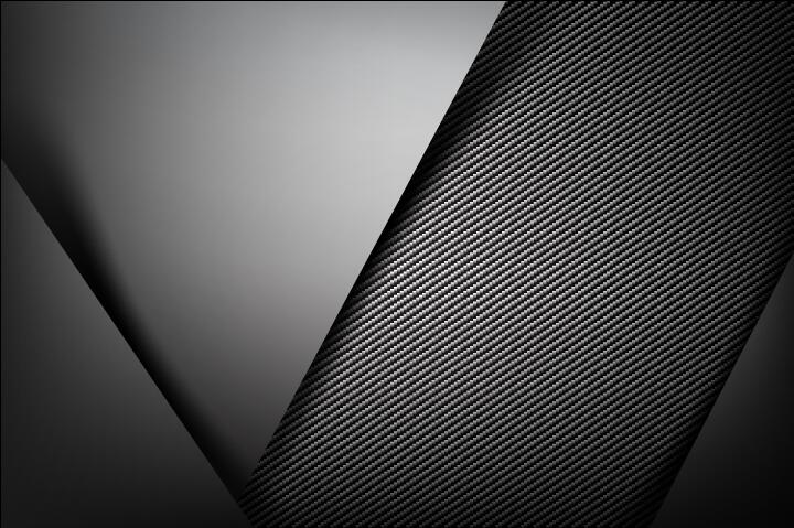 Dark with carbon fiber texture background vector 04  