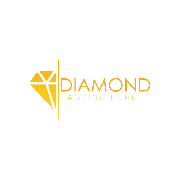 Diamond logo design vektor som 08  