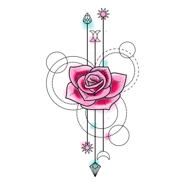 Flower decorative illustration vector material 01  