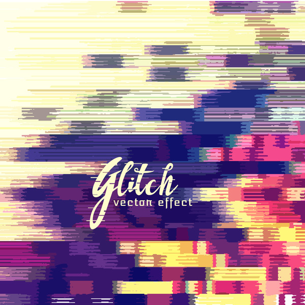 Glitch effect distorted image vector background 13  